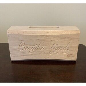 Wooden Cell Phone Holder Ring Sound Amplifier Speaker Engraved Congdon Yards